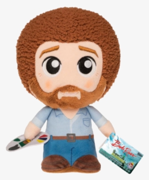 Funko Supercute Plush Bob Ross - Bob Ross Plush Toy #1303828