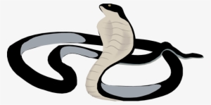 Serpent Clipart Black Mamba - Black Cobra Clipart Png #1303855