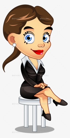 Picture Free Library Business Mascot By Kelvector Graphicriver - Business Woman Cartoon Png #1304818