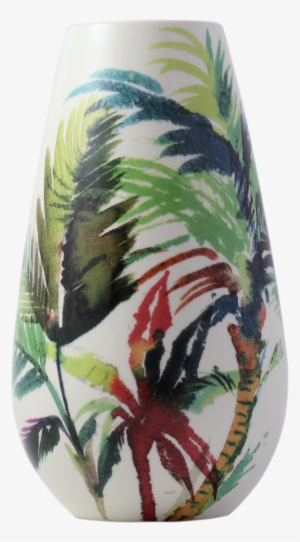 Contour Vase - Gien Jardins Extraordinaires Vegetal Halfmoon Vase #1305250