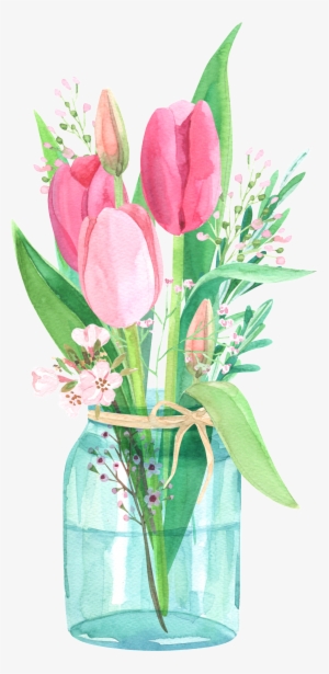 Transparent Vase Png - Hoa Tu Lip #1305299