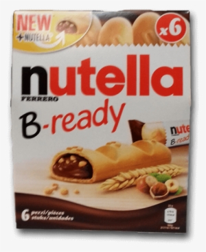 Nutella B-ready Wafer Biscuits Stuffed With Hazelnut - Nutella Ferrero B Ready #1306406