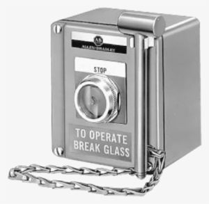 Enclosed Pushbutton Station Break Glass Stop 2no 2nc - Allen-bradley #1306534
