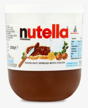 The Now Iconic Nutella Glass Is One Of Those Rare Moments - Nutella Hazelnut Spread With Cocoa, 200g #1306560