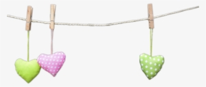 Washing Transparent Images Pluspng - Clothesline Heart Png #1307013