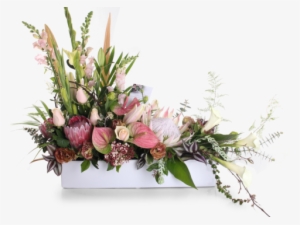 Stunning Ceramic Arrangement - Flowers Arrangement Transparent Png #1307041