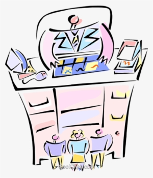 Big Boss Royalty Free Vector Clip Art Illustration - Autocratic Supervision #1307154