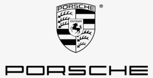 Supercar Hire Uk - Porsche Logo Vector Black And White #1307596