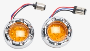 Arlen Ness 1157 Chrome Amber Led Fire Ring Motorcycle #1308133