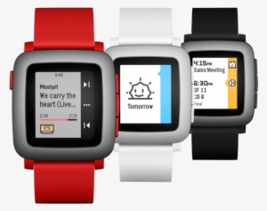 Although We Do Not Have Alternative Watchbands Designed - Pebble Time Smart Watch Black Smartwatches #1309115