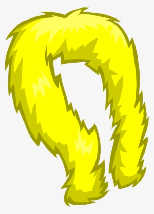 Yellow Feather Boa Icon - Club Penguin Feather Boa #1309650