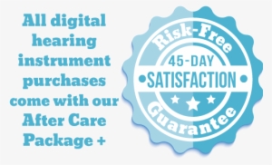 Hearing Aid 45 Day Satisfaction Guarantee - Illustration #1310172