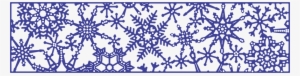 Cheery Lynn Designs - Transparent Border For Snowflakes #1310506
