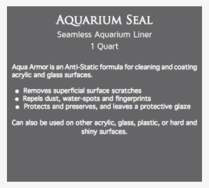 Aquarium Seal Seamless Aquarium Liner 1 Quart Aqua - Litre #1310658