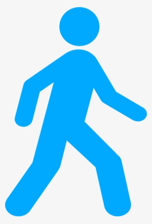 Original Png Clip Art File Walking Man Blue Svg Images #1310742