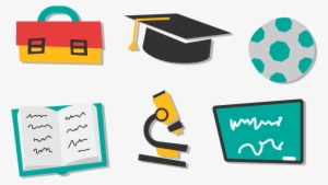 School Icon Vector Png - Accessories Vector Png #1310985