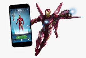 Update Your Virtual Iron Man Suit Using Vibranium Collected - Action Figure #1312088