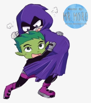 Chico Bestia Y Raven #1312238