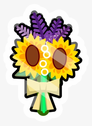 Flower Bouquet Pin Icon - Stock Photography #1312648