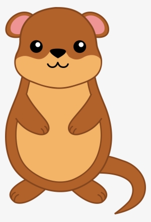 Sea Otter Clipart - Groundhog Clipart #1312651