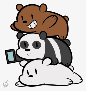 We Bare Bears Iphone Wallpapers - Panda Ice Bear And Grizzly #1313188