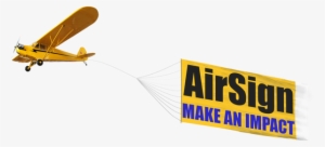 Atlanta Airplane Banner Advertising - Plane With Banner Png #1313441