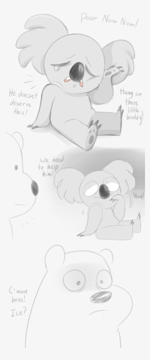 Homer Simpson Bear White Black Black And White Mammal - Nom Nom We Bare Bears Pokémon #1313907