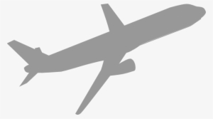 This Free Clipart Png Design Of Airplane Gray #1313908