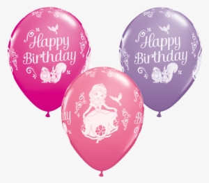 11" Sofia Birthday Disney Latex Balloons X - Princess Sofia Balloons Png #1314382