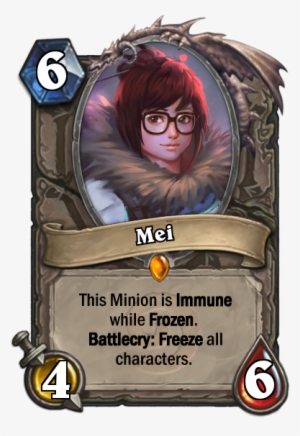Playhearthstone @playoverwatch Can We Have This Card - Madame Goya Hearthstone #1314429
