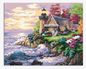 Classical Oil Painting Of Village, Classical Oil Painting - Tela A Óleo Castelo #1314459