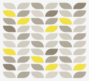 Geometric Pattern Leaf Winter - Circle #1315146