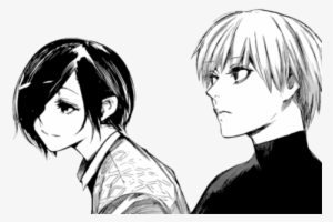 Touka Kirishima And Ken Kaneki Manga Transparent From - Tokyo Ghoul Touka Manga #1315400