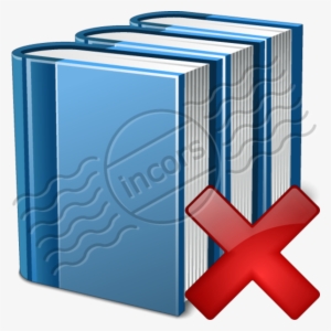 Books Blue Delete 8 Image - Delate Book Icon Tanspartent #1315543