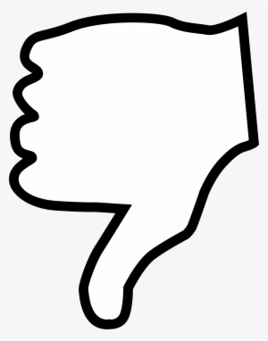 Clipart - Thumbs Down - Thumbs Down Easy Drawing #1316196