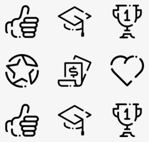 Linear Life Goals - Thumbs Up Icon Line #1316225