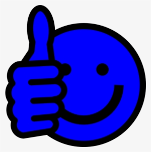 Blue Thumbs Up Svg Clip Arts 594 X 601 Px #1316446
