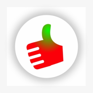 How To Set Use Thumb Up Red-green Icon Png #1316497