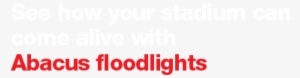 See How Your Stadium Can Come Alive With Abacus Floodlights - Haute-corse #1316598