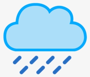 Nube Lluvia Cloud Rain Raincloud - Rain Weather Symbol Transparent #1316669