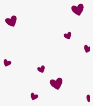 Heart Rain Corazon Hearts Lluvia Corazones Morado Purpl - Rain Heart Png Transparent #1316792