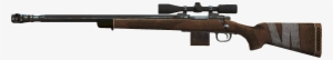 Fo4 Compensated Hunting Sniper Rifle - Hunting Rifle Png #1317172
