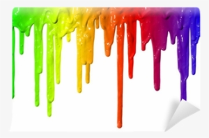 Paint Dripping Wall Mural • Pixers® • We Live To Change - Dripping Paint Transparent Background #1317316