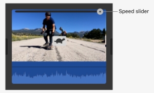 Rabbit Icon And Speed Slider Appearing On Clip In Timeline - Velocity #1317318