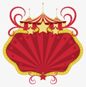 Molduras Em Png Tema - Frame Circo Png #1318368