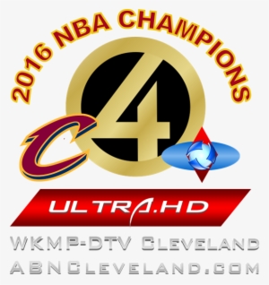 Wkmp Logo Cavs - Nba Cleveland Cavaliers 4 X 8 Set #1318843