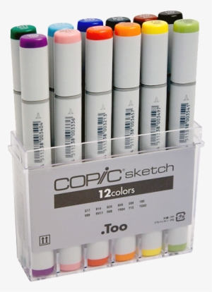 Copic Sketch Marker 12 Color Basic Set - Copic Basic Set #1319138