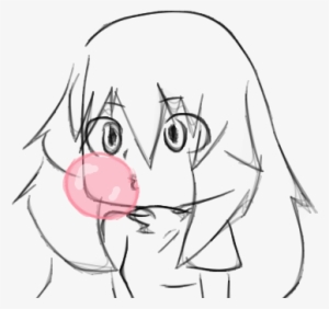 Bubble Gum Drawing At Getdrawings - Draw Blowing Bubble Gum #1319294