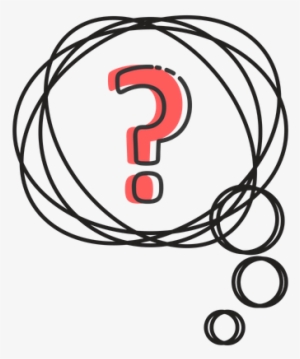 Thought Bubble With Red Question Mark - Definition - Free Transparent ...