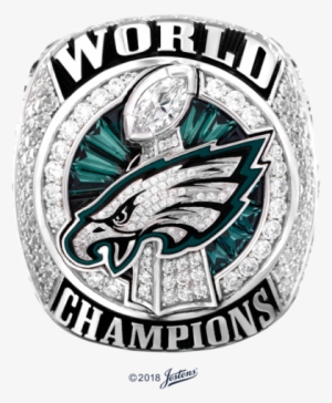 Cast In 10-karat White Gold, The Philadelphia Eagles - Official Eagles Super Bowl Ring #1320062